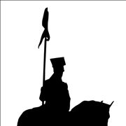 Picture Of Horseman With Sword